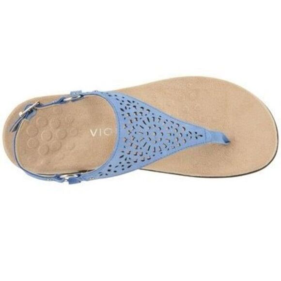 ✨VIONIC KIRRA SUEDE PERIWINKLE SZ 7 SANDALS✨ - Picture 2 of 8